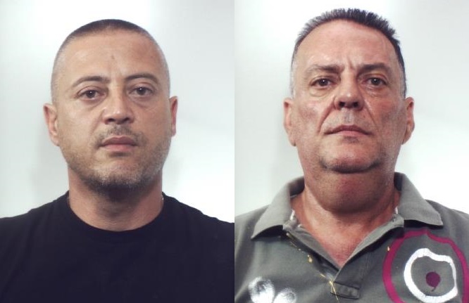 Gli arrestati Pastanella e Cavallaro